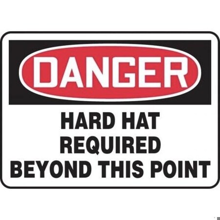 Accuform OSHA DANGER SAFETY SIGN HARD HAT MPPE066XL MPPE066XL
